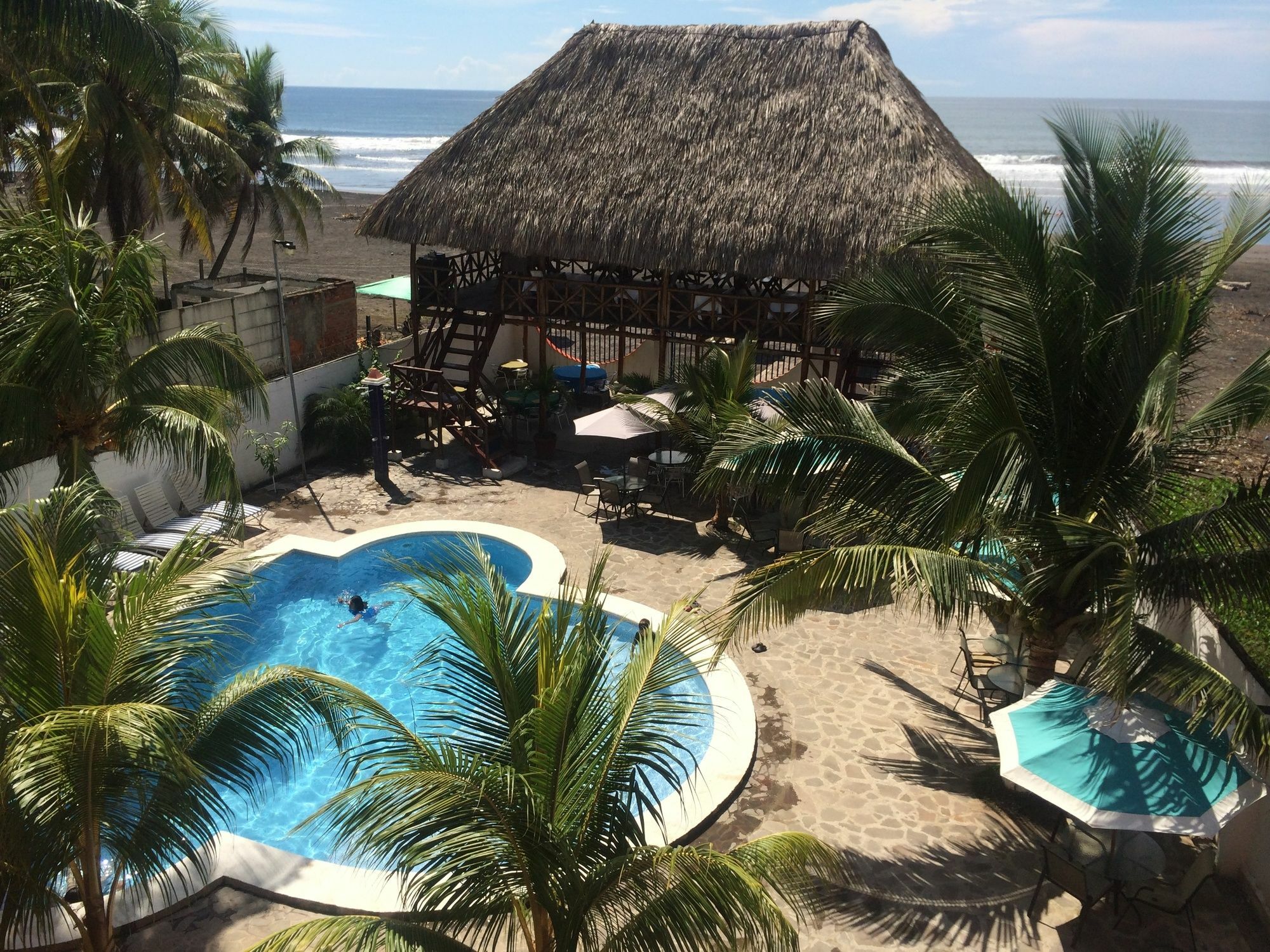 Sabas Beach Resort La Libertad Bagian luar foto